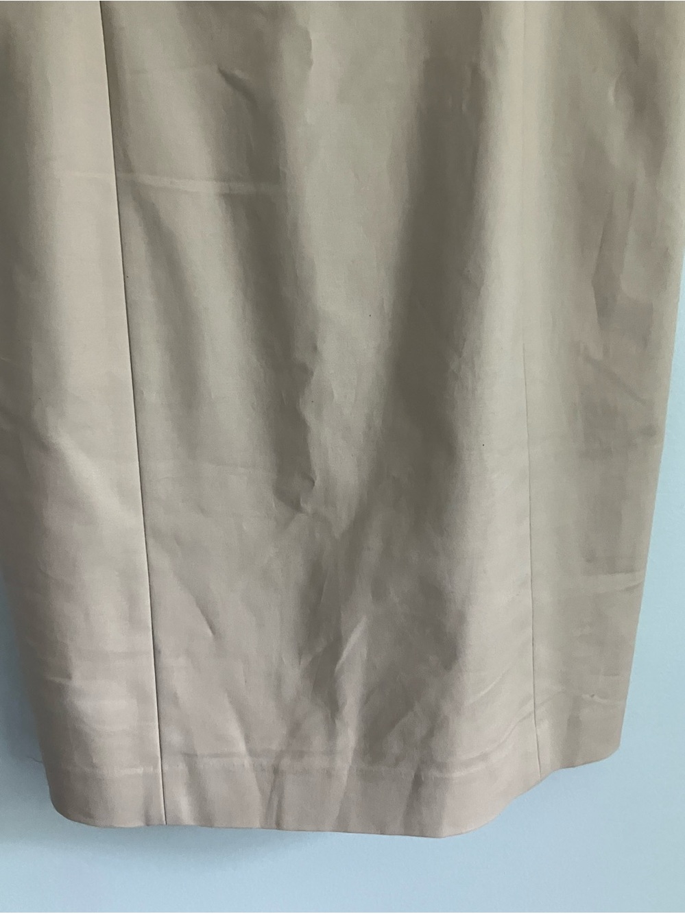 MICHAEL KORS White and Tan Sheath Dress Size 8 - Picture 4 of 11